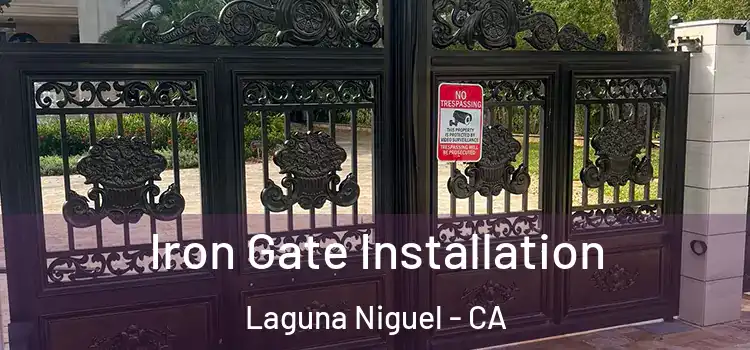 Iron Gate Installation Laguna Niguel - CA